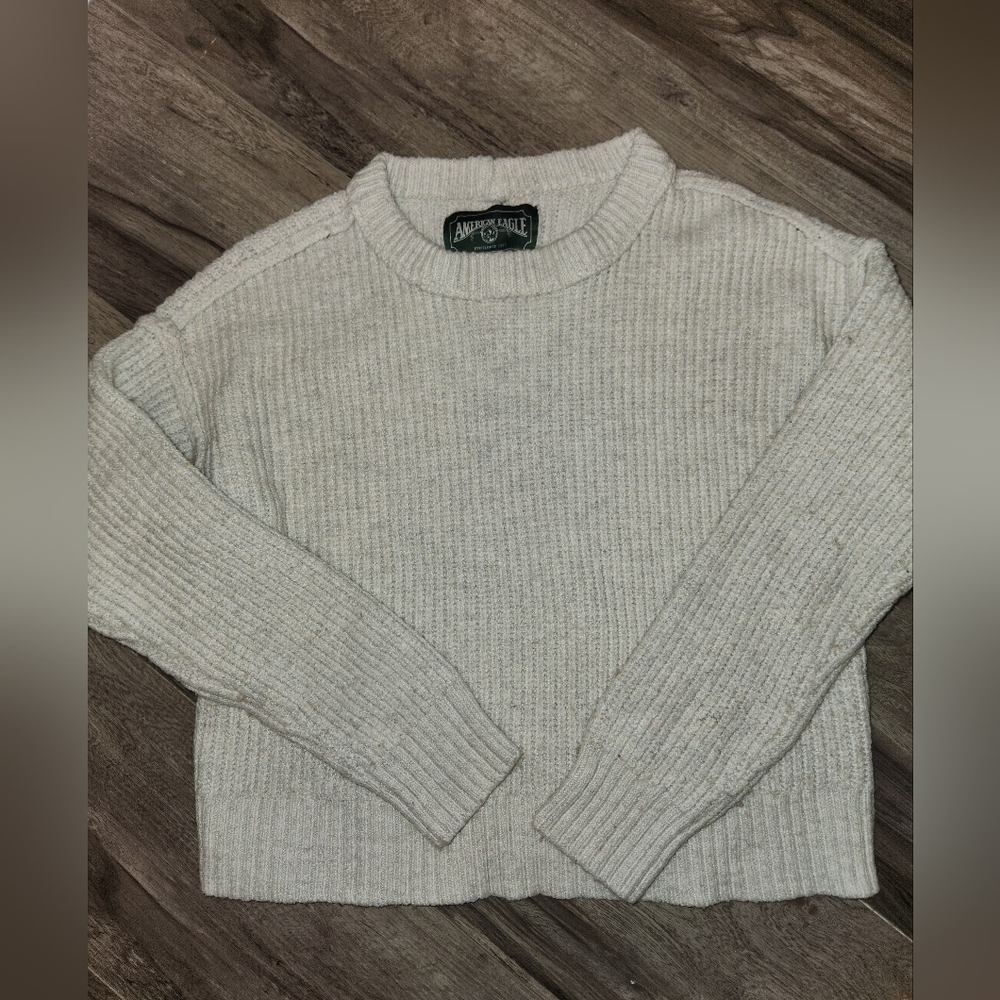 American Eagle Outfitters Womens Sweater - Light Gray